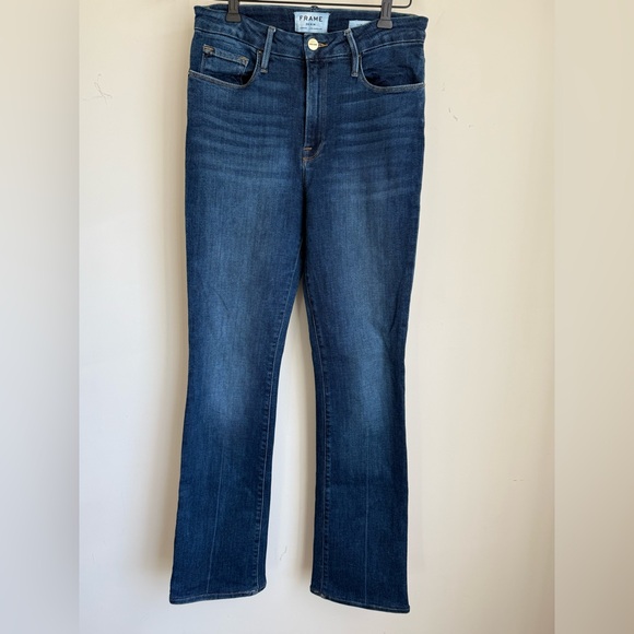 FRAME Le Mini Boot Jeans - Size 27 - Picture 2 of 12